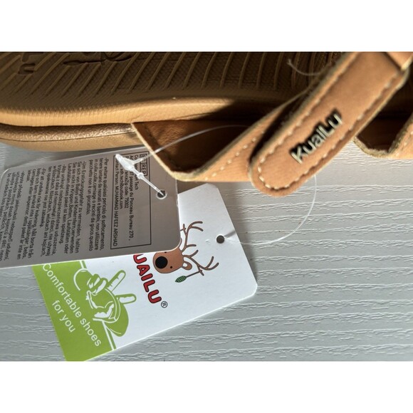 KUAILU Womens  Orthotic Slides Sandals, Lightweight, Arch Support-Khaki Size 11 - Picture 3 of 6